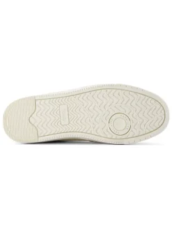 Leren sneakers beige