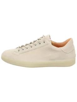 Leren sneakers beige