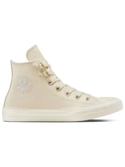 Leren sneakers "Chuck Taylor All Star Hi" beige