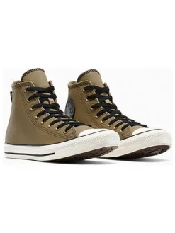 Leren sneakers "Chuck Taylor All Star Hi" kaki