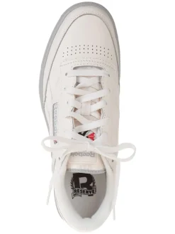 Leren sneakers "Club C Revenge Vintage" crème