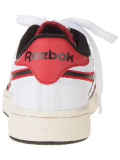 Leren sneakers "Club C Revenge" wit/zwart/rood