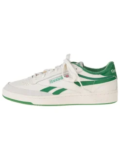 Leren sneakers "Club C Revenge Vintage" wit/groen
