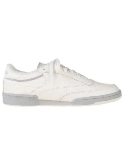 Leren sneakers "Club C Revenge Vintage" wit/grijs