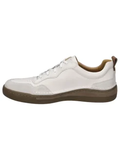 Leren sneakers crème
