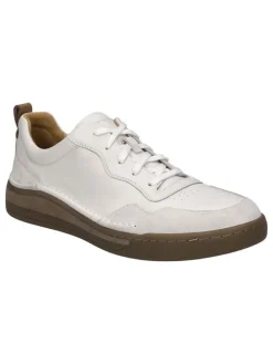 Leren sneakers crème