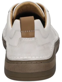 Leren sneakers crème