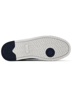 Leren sneakers donkerblauw