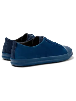 Leren sneakers donkerblauw