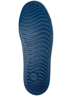 Leren sneakers donkerblauw