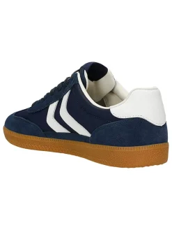 Leren sneakers donkerblauw