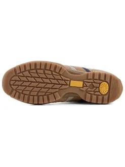 Leren sneakers "Driver" beige