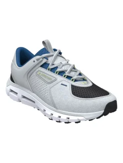 Leren sneakers grijs