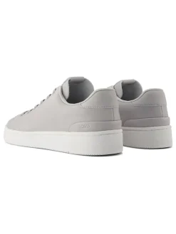 Leren sneakers grijs