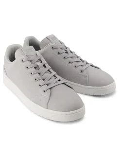 Leren sneakers grijs