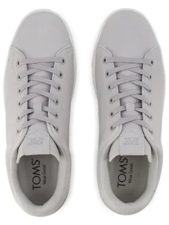 Leren sneakers grijs
