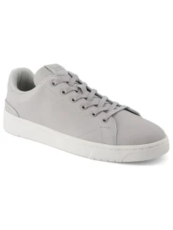 Leren sneakers grijs
