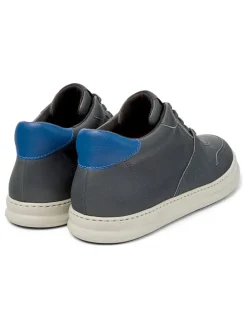 Leren sneakers grijs