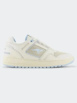 Leren sneakers "Hot Shot LO x GRAMPS" beige/lichtblauw