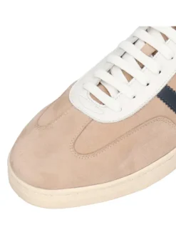 Leren sneakers "Jaxson 4" beige/wit/zwart