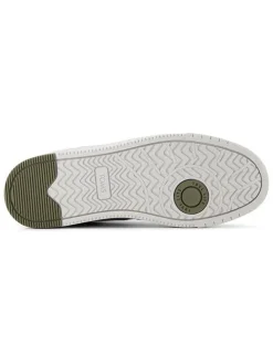 Leren sneakers kaki