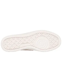 Leren sneakers lichtbruin