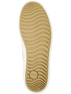 Leren sneakers lichtbruin