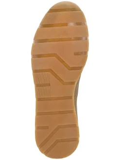 Leren sneakers taupe