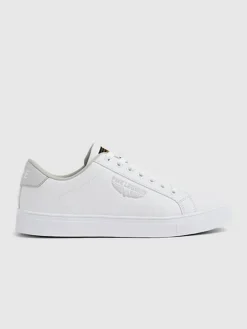 Leren sneakers wit