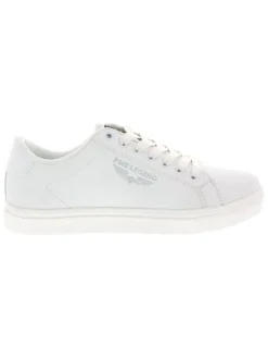 Leren sneakers wit