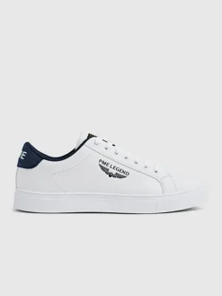Leren sneakers wit