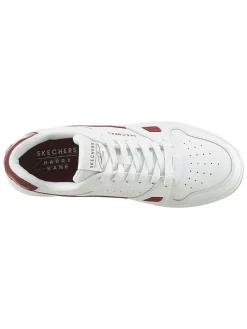 Leren sneakers wit