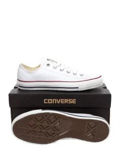 Leren sneakers wit