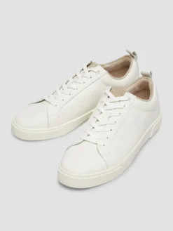 Leren sneakers wit