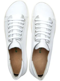 Leren sneakers wit