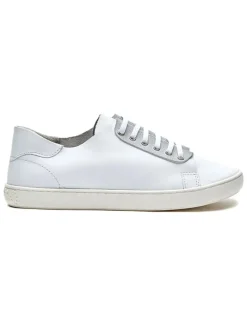 Leren sneakers wit
