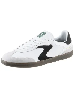 Leren sneakers wit