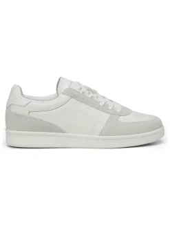 Leren sneakers wit