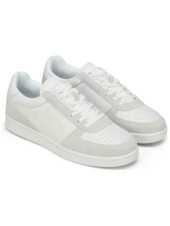 Leren sneakers wit