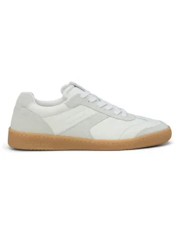 Leren sneakers wit