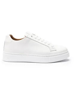 Leren sneakers wit