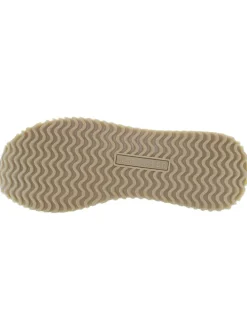 Leren sneakers wit/beige
