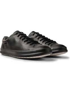 Leren sneakers zwart