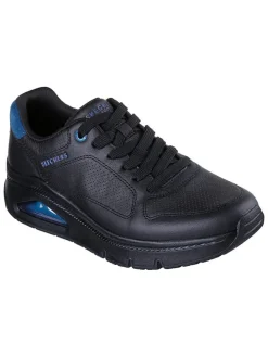 Leren sneakers zwart