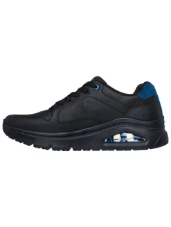 Leren sneakers zwart