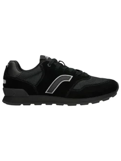 Leren sneakers zwart
