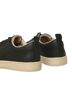 Leren sneakers zwart