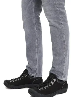 Leren sneakers zwart