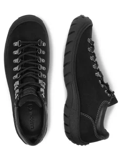 Leren sneakers zwart