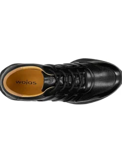 Leren sneakers zwart